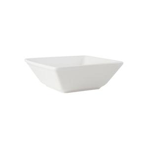 Tuxton China Inc Napa 24oz Pearl White Ceramic Square Bowl - 1dz - ABU-531 