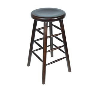 Just Chair Manufaturing German Beech Backless Wood Barstool w/ Wood Seat - W23230X-SS