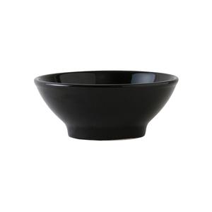 Tuxton China Inc DuraTux 25oz Black Ceramic Menudo/Salad Bowl - 1dz - BBB-2508 