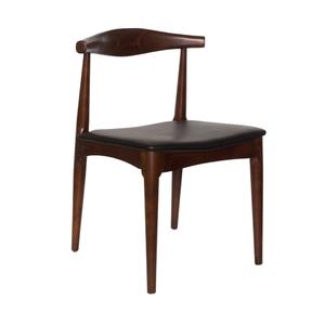 Just Chair Manufaturing German Beech Wood Frame Side Chair w/ Tapered Floating Back - W71518-PS
