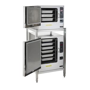 Cleveland Range SteamChef 3 & 6 Double Stacked Electric Convection Steamer - (2) 22CET63.1