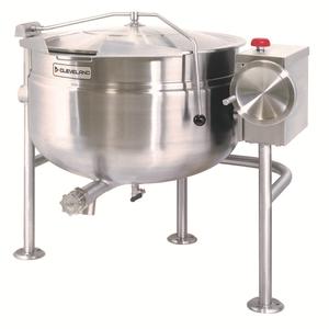 Cleveland Range Short Direct Steam 40 Gallon Full Steam Jacket Tilt Kettle - KDL40TSH