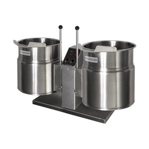 Cleveland Range Electric 12 Gallon Countertop Tilting Twin Tilting Kettle - TKET6T