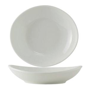 Tuxton China Inc DuraTux 30oz Porcelain White Oval Bowl - 1dz - BPB-280J 