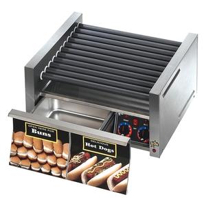 Star Grill-Max Stadium Seated Hotdog Roller Grill w/ Bun Drawer - 30SCBD