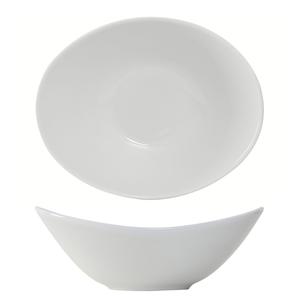 Tuxton China Inc DuraTux 20oz Porcelain White Capistrano Bowl - 1dz - BPD-0807 
