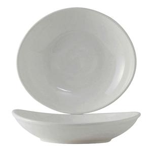 Tuxton China Inc DuraTux 30oz White Ceramic Oval Bowl - 1dz - BWB-280J 