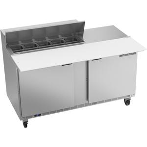 beverage-air 60in 10 Pan Two Section Sandwich Salad Prep Table - SPE60HC-10C 
