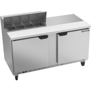 beverage-air 60in 8 Pan Two Section Sandwich Salad Prep Table - SPE60HC-08 