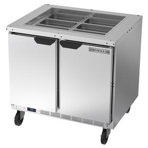 beverage-air 36in Two Section Salad Top Prep Table - SPE36HC-S 