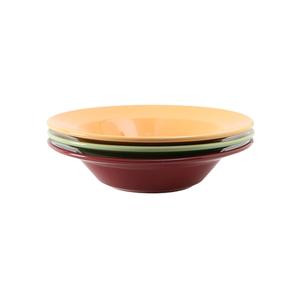 Tuxton China Inc DuraTux 24oz Assorted Ceramic Pasta Bowls - 1dz - DYD-105 
