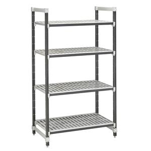 Cambro EXU246072V4480 Camshelving Elements 24"W x 60"L x 72"H 4 Tier Starter Unit 