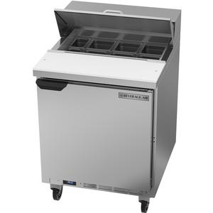 beverage-air 27in 8 Pan One Section Sandwich Salad Prep Table - SPE27HC 
