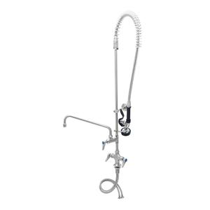 T&S Brass Eversteel Single Hole Deck Mount Faucet w/ 12" Swing Spout - S-0113-12-CR-B