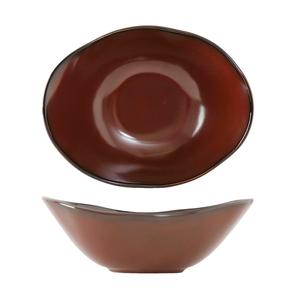Tuxton China Inc Artisan 20 oz. Red Rock Ceramic Capistrano Bowl - 1 Doz - GAR-403
