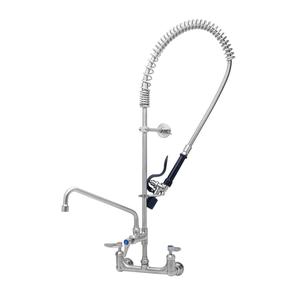 T&S Brass S-0113-12-CR-BY Eversteel Wall Mount Mixing Faucet w/ Body & 1.15 GPM Valve