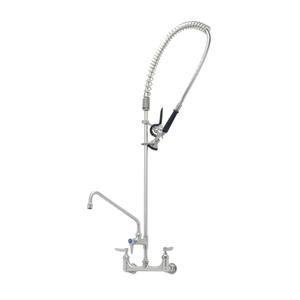 T&S Brass Eversteel Wall Mount Pre-Rinse Unit w/ 12" Swing Nozzle - S-0133-A12-BY