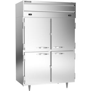 Beverage Air 42 CuFt Four Door Dual Temp Reach In Refrigerator Freezer - PRF24-24HC-1AHS
