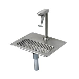 T&S Brass Eversteel Deck Mount Stainless Steel Water Station - S-1230
