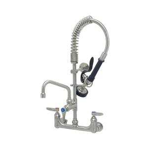 T&S Brass Eversteel Pre-Rinse Unit w/ 8" Swing Nozzle & Lever Handles - SMPK-8WLN-06