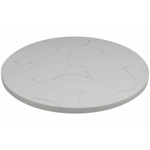 Art Marble 48" dia. Carrera White Quartz Tabletop - Q401 48 RD