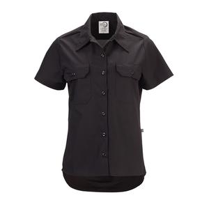 Mercer Culinary Metro Edge Series Women's Black Work Shirt with Mesh Back- XXS - M60350BKXXS 