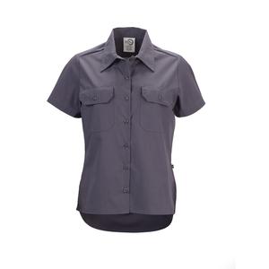 Mercer Culinary Metro Edge Series Gray Women's Work Shirt with Mesh Back - XXL - M60350GY2X 
