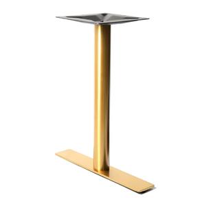 Art Marble 4" x 24" Stainless Steel #304 Grade Gold Bar Height Base - G10-0522H