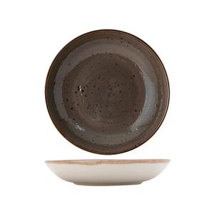 Tuxton China Inc Artisan 26oz Mushroom Ceramic Salad Bowl - 1dz - GRM-410 