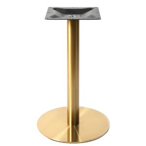 Art Marble 23" dia. Stainless Steel #304 Grade Gold Bar Height Base - G14-23H