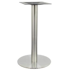 Art Marble 17" dia. Natural Stainless Steel Bar Height Table Base - SS14-17H