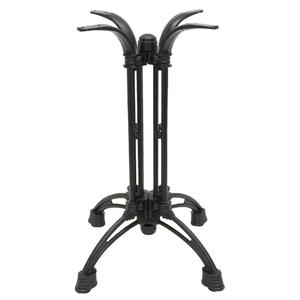 Art Marble 20" x 20" Ornate Black Cast Iron Bar Height Table Base - CA18-27H