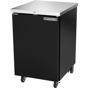 beverage-air 24in One-Section Black Coated Back Bar Cabinet with Solid Door - BB24HC-1-F-B 