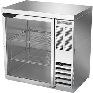 Beverage Air 36" One-Section Glass Door Back Bar Storage Cooler - BBN36HC-FG-S