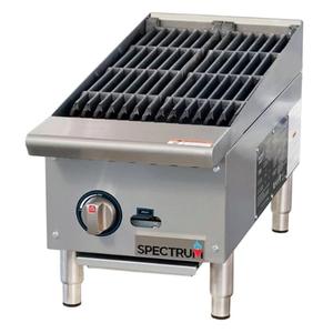 Winco Spectrum™ Countertop Natural Gas 12" Charbroiler - 35K BTU - NGCB-12R