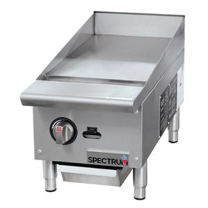 Winco Spectrum™ 12" Countertop Natural Gas Manual Griddle - NGGD-12M