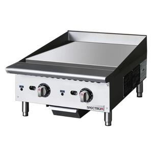 Winco Spectrum™ 24" Countertop Natural Gas Thermostatic Griddle - NGGD-24T