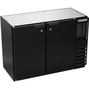beverage-air 48in Two-Section Black Coated Back Bar Cabinet with Solid Door - BB48HC-F-B 