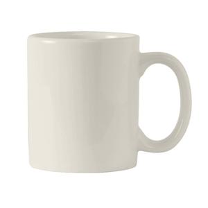 Tuxton China Inc AlumaTux 12 oz. Pearl White Ceramic Mug - 2 Doz - AMU-150