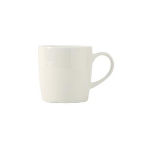 Tuxton China Inc AlumaTux 10-1/2 oz. Pearl White Ceramic Mug - 2 Doz - AMU-152