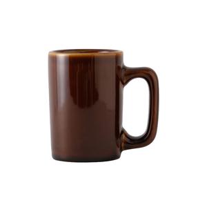 Tuxton China Inc DuraTux 10 oz. Caramel Ceramic Texan Mug - 2 Doz - BAM-1007