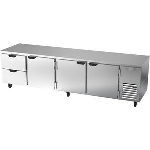 beverage-air 119in Four-Section 52.5cuft Undercounter Refrigerator - UCRD119AHC-2 