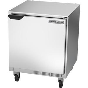 Beverage Air 27" One-Section Shallow Depth Undercounter Refrigerator - UCR27HC