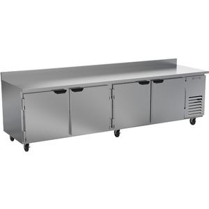 beverage-air 118in Four-Section 4 Door Worktop Refrigerator - WTR119AHC 