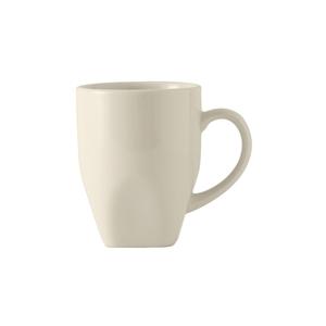 Tuxton China Inc DuraTux 9oz Amr White/Eggshell Ceramic Bistro Mug - 2dz - BEM-100E 