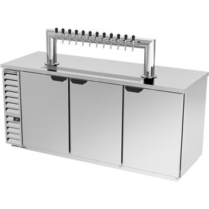 Beverage Air 79" Stainless Steel Draft Beer Cooler w/ 4 Keg Capacity - DD78HC-1-S-12T