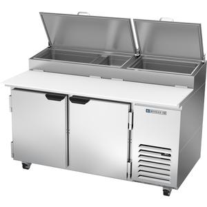 beverage-air 60in Two-Section Refrigerated Pizza Prep Table - DP60HC 