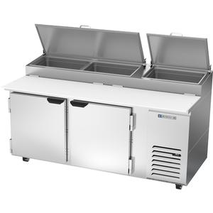 beverage-air 72in Two-Section Refrigerated Pizza Prep Table - DP72HC 