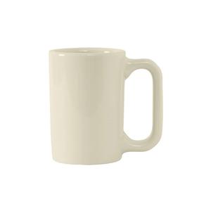 Tuxton China Inc DuraTux 10oz Amr White/Eggshell Ceramic Vista Mug - 2dz - BEM-100F 