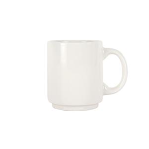 Tuxton China Inc DuraTux 11oz Eggshell Ceramic Ranier Mug - 2dz - BEM-110S 